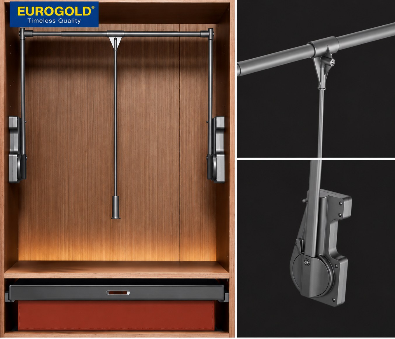 GIÁ MẮC QUẦN ÁO DI ĐỘNG EUROGOLD LUMIERE EAL61080